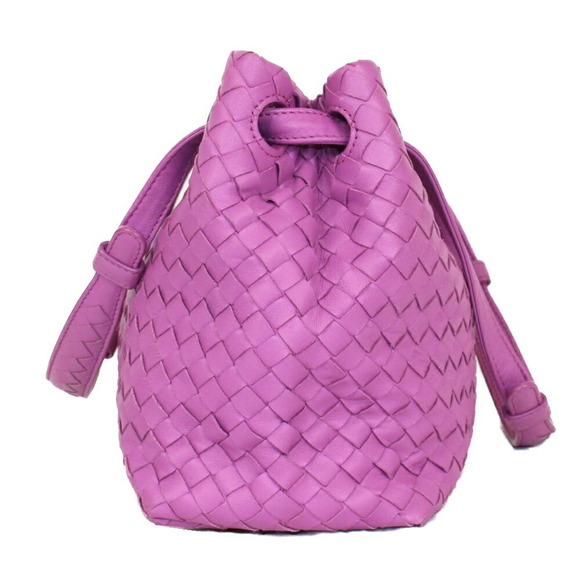 Bottega Veneta Small Garda Bag Leather Purple - Picture 3 of 16